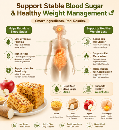 🍘Say goodbye to high-calorie guilt! 🍘 Healthy Millet Apple Hawthorn Cake-H1