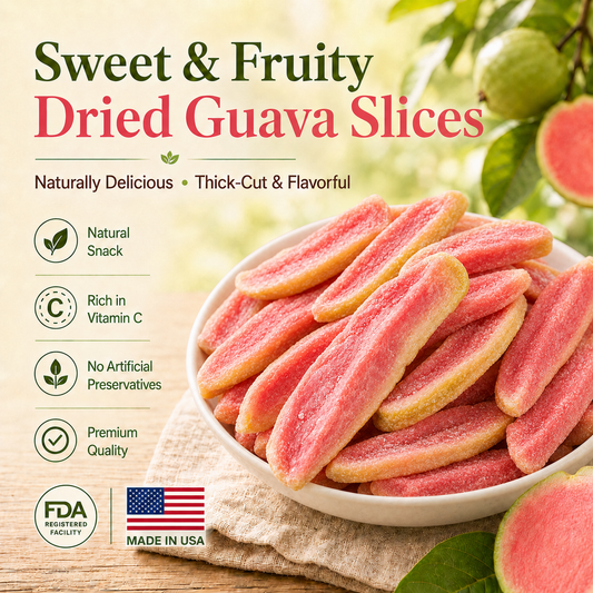 🫧🥝Say goodbye to sugar spikes! 💐Satisfy your cravings with our fiber-rich Red Guava slices-QZE