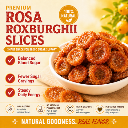 🧑‍⚕️🍏Say goodbye to sugar spikes! 🌿Support healthy glucose metabolism with Rosa Roxburghii Slices- QZE