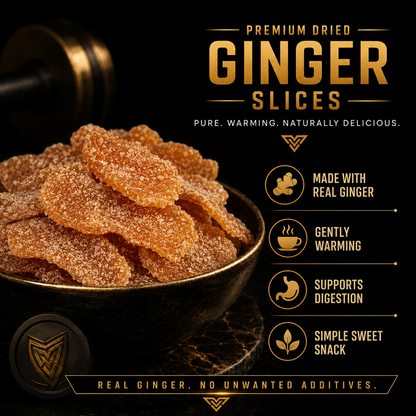 🐉💟 More Energy More Confidence More Life 💯 Daily Wellness Support For Men | Premium Ginger Slices - QZE
