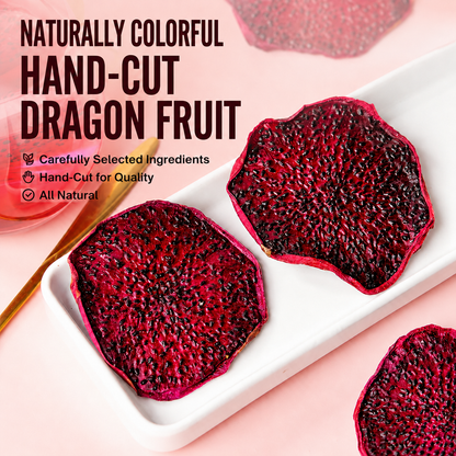 🪭Say goodbye to high-calorie guilt!🪭Satisfy Your Cravings with Our Fiber-Rich Red Dragon Fruit Slices-H1