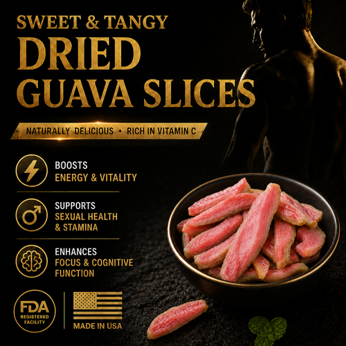 💪Natural Red Guava Slices for Men’s Vitality &Daily Stamina Support🔥