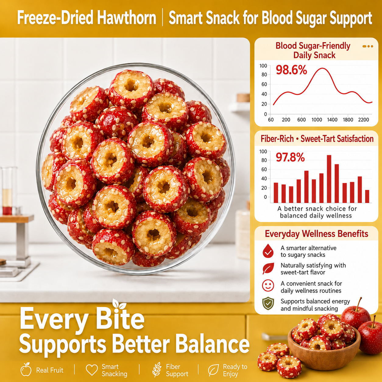 💫☄️Say goodbye to sugar spikes! 🌿Support healthy glucose metabolism with premium Hollow Hawthorn. - QZE