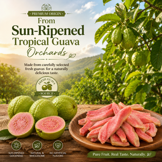 🖼️Say goodbye to high-calorie guilt! 🖼️Satisfy your cravings with ourfiber-rich Red Guava slices-H1