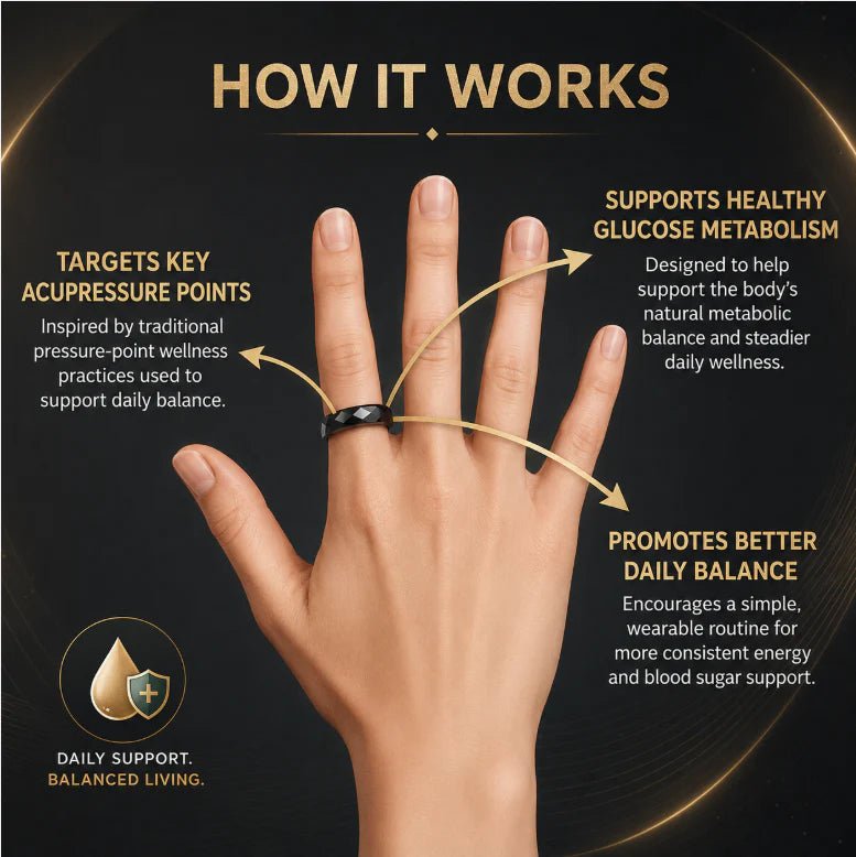 🩸🦄Tired of Blood Sugar Swings? 😩 The Blood Sugar Balance Ring Helps Support Stable Energy & Glucose Balance - QZE