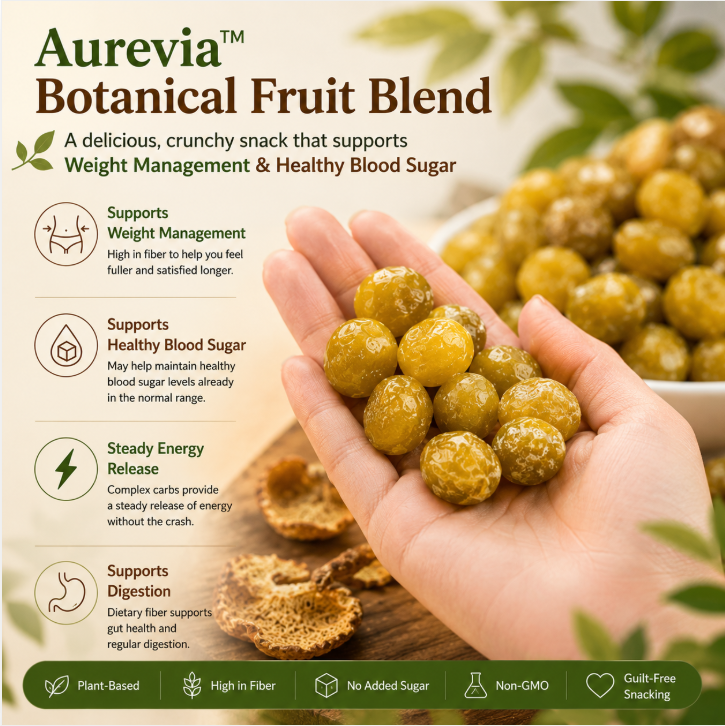 🍊 Aurevia™ Botanical Fruit Blend — Support Healthy Weight & Blood Sugar Balance Naturally ⚖️🩸