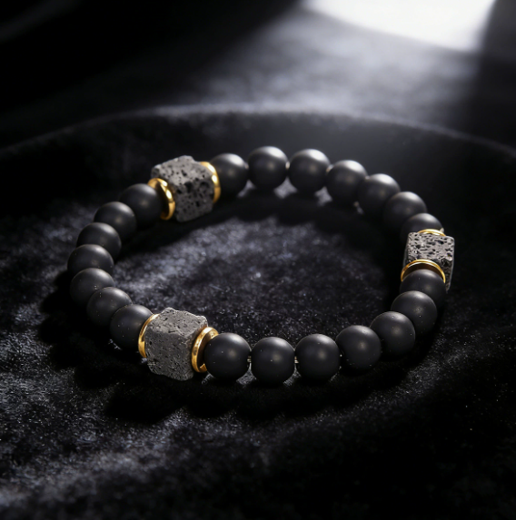 💰🎇 Lava Stone Healing Bracelet – 🎊💸Attract Wealth, Elevate Your Fortune & Turn Your Wishes Into Reality