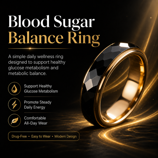 🏥💌Tired of Blood Sugar Swings? 😩 The Blood Sugar Balance Ring Helps Support Stable Energy & Glucose Balance ⚖️ - QZE