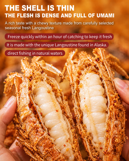 🦐Alaskan Mantis Shrimp - 🏆💎Ready to Eat High-Protein Seafood Snack-QZE