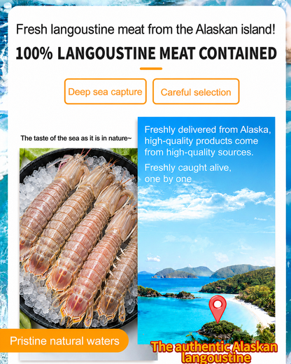 🦐Alaskan Mantis Shrimp - 🏆💎Ready to Eat High-Protein Seafood Snack-QZE