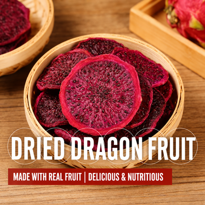 🪭Say goodbye to high-calorie guilt!🪭Satisfy Your Cravings with Our Fiber-Rich Red Dragon Fruit Slices-H1