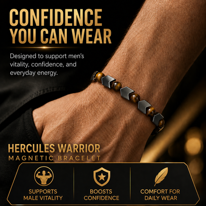 🥇🥦 Men’s Strength & Vitality Chain — Hercules Warrior Bracelet💯🏆Boost Masculine Energy, Drive & Lasting Confidence-XA