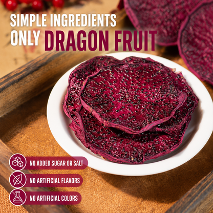 🪭Say goodbye to high-calorie guilt!🪭Satisfy Your Cravings with Our Fiber-Rich Red Dragon Fruit Slices-H1