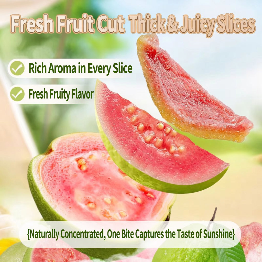 🪄🥝Say goodbye to high-calorie guilt! 💐Satisfy your cravings with our fiber-rich Red Guava slices-QZE